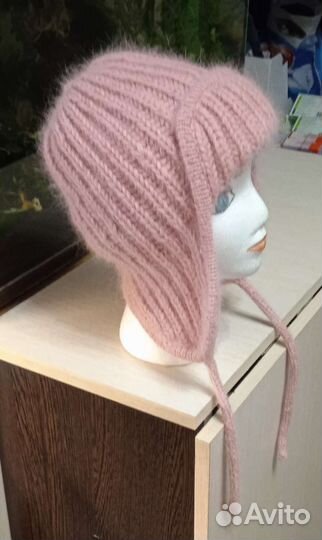 Шапка женская вязаная ручная работа