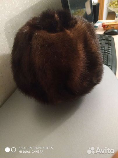 Норковый берет женский