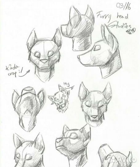 Маска основа фурри