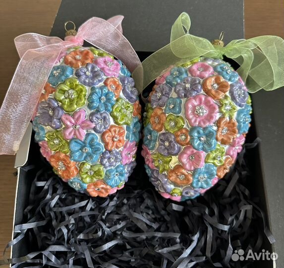 Atlas art ёлочные игрушки Польша стекло