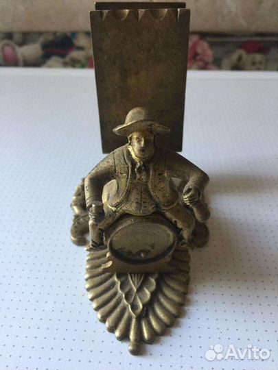 Бронза, спичечница, Россия, 19 век
