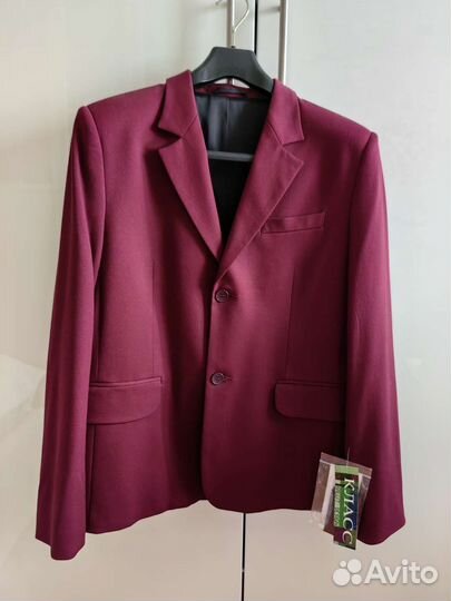 Пиджак бордовый школьный рост 170 Desale