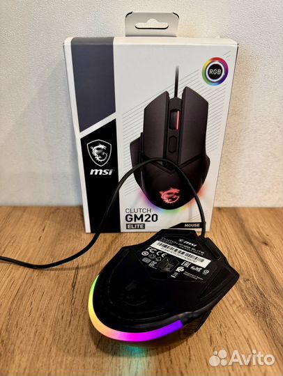 Игровая Мышь Проводная MSI Clutch Gm20 Elite