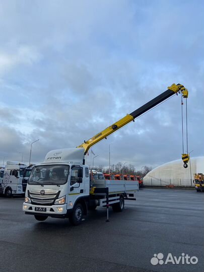 Шасси Foton S100 с КМУ HYVA, 2023