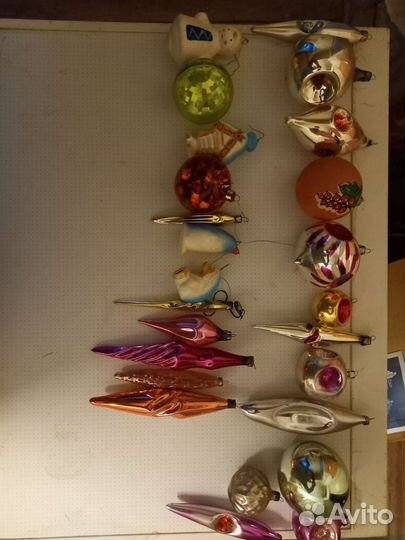 Елочные игрушки СССР