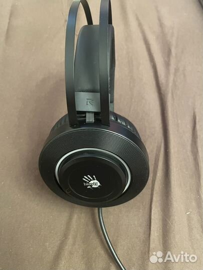 Наушники с микрофоном A4 Bloody G521 Черные