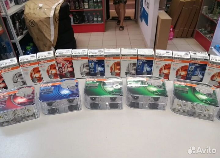 Лампы ксеноновые D1S D2S D3S D4R D4S osram