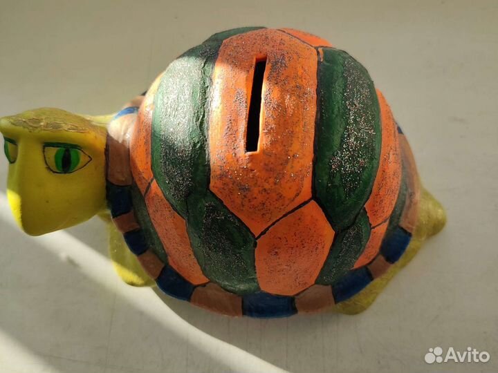 Черепаха-копилка ручная работа