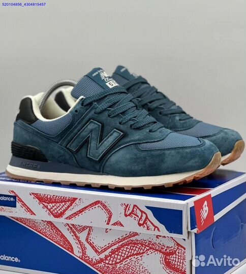Кроссовки New Balance 574 Blue (Арт.73834)