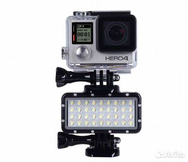 LED фото видео фонарь для дайвинга 36 для GoPro