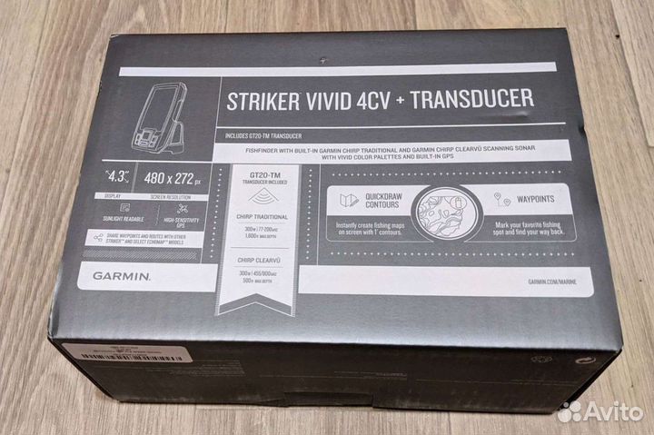 Garmin striker vivid 4cv GT20-TM