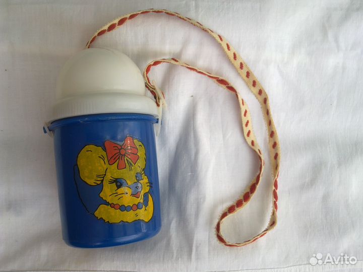 Поильник/фляга, клеймо, кружка эмалированная, СССР