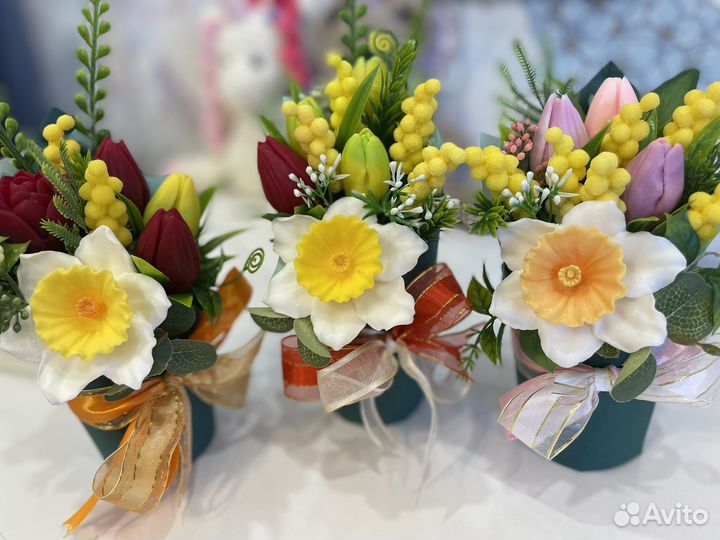 Букет из мыла 