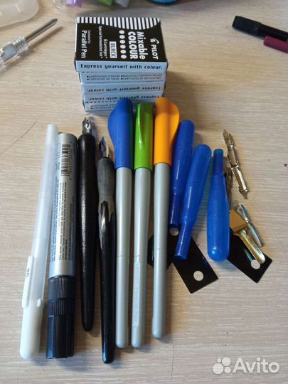 Набор для каллиграфии, ручки Pilot Parallel Pen