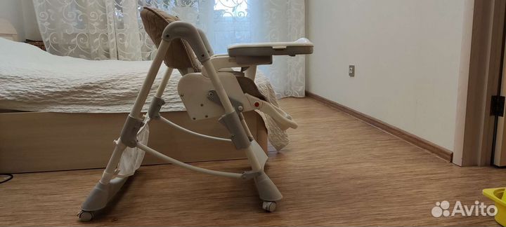 Стул для кормления happy baby william beige