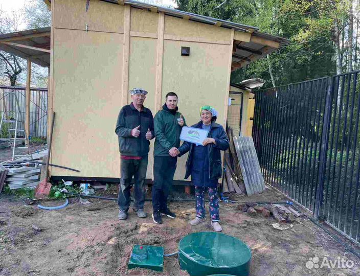 Установка автономной канализации, септики под ключ