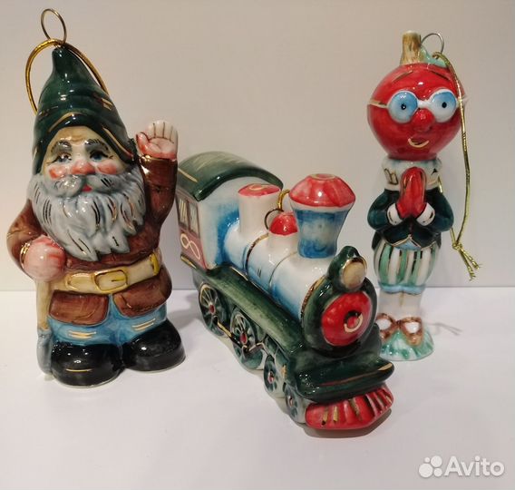 Елочные игрушки лефортовский фарфор