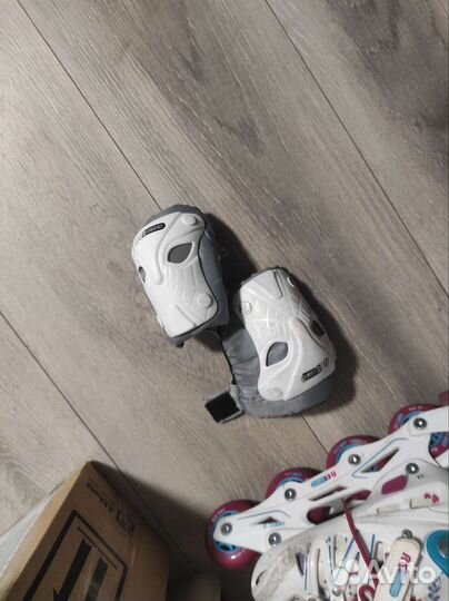 Роликовые коньки детские с защитой