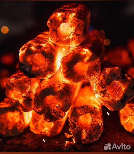 Древесный уголь в брикетах 10 кг