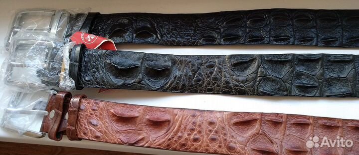 Ремень из кожи крокодила