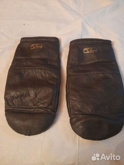 Варежки-краги СССР кожаные