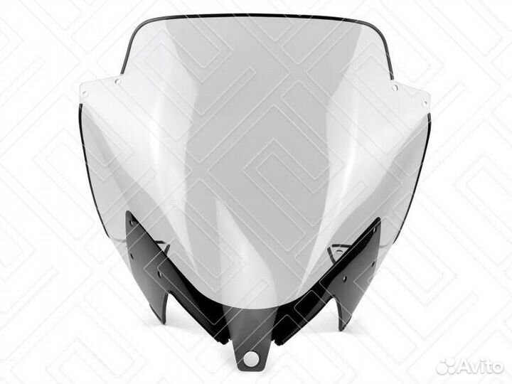 Стекло ветровое для снегохода BRP (68см, 4мм, мпк)