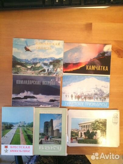 Наборы открыток по городам и памятникам архитектур