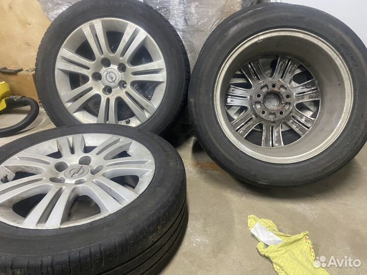 Литые диски r16 на Opel Astra H