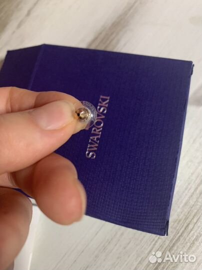 Серьги Swarovski оригинал с кристаллами