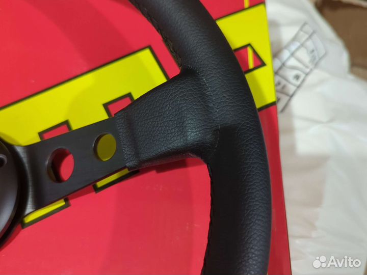 Гоночный руль momo кожа новый