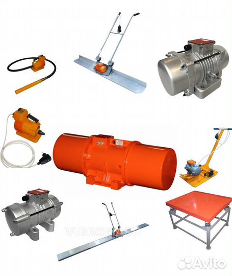 Вибратор глубинный с валом 3, м и наконечником 76м