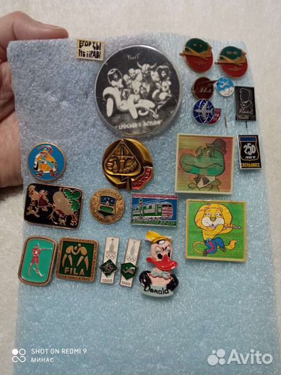 Значки СССР (ситалл)