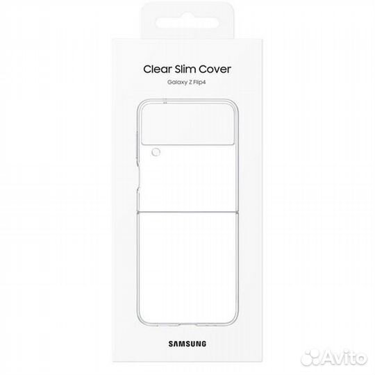 Чехол Samsung Clear Cover with Ring Z Flip3 EF-Qf7