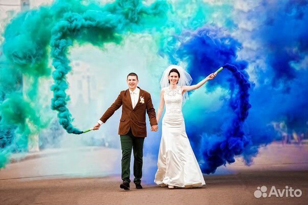 Цветной дым для фотосессий и гендер пати