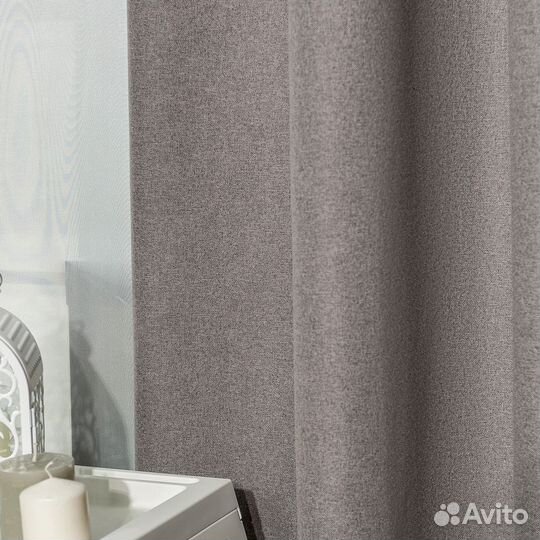 Шторы 100 блэкаут Массимо турмалин новые пошив
