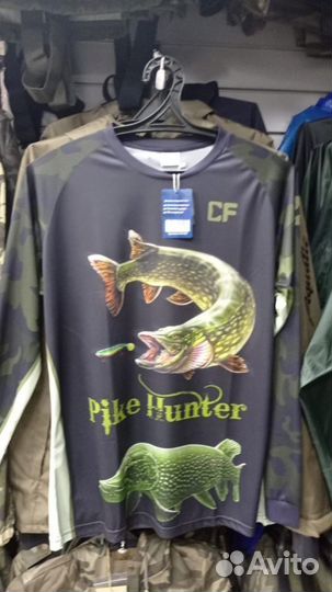 Джерси Crazy Fish Pike Hunter black - 2xl