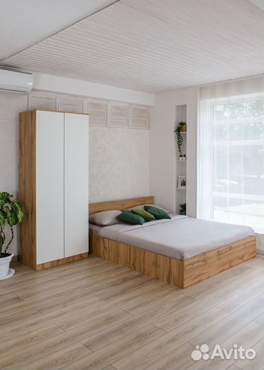 Спальный гарнитур Дублин с матрасом в комплекте