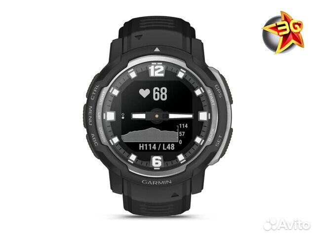 Часы Garmin Instinct Crossover Standard Black