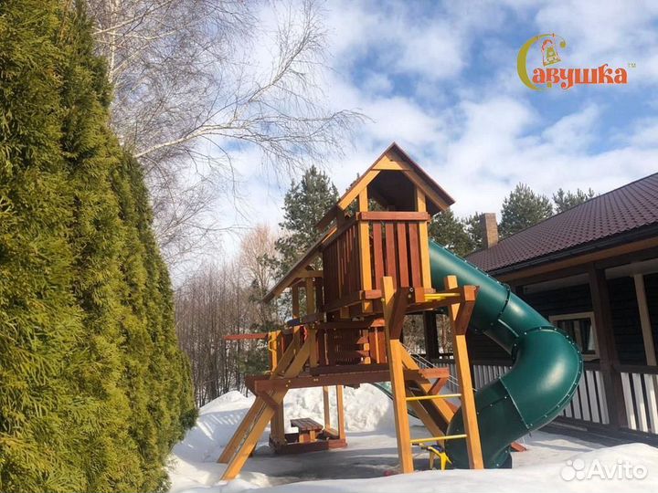 Детский уличный спортивный комплекс для дачи