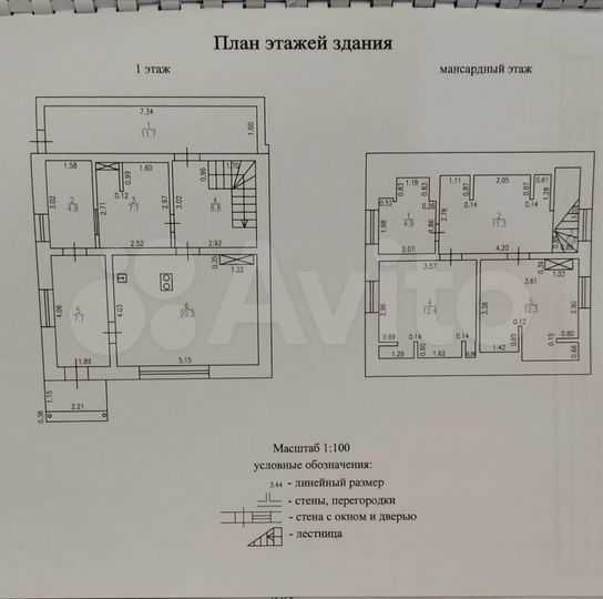 Коттедж 112,3 м² на участке 4,3 сот.