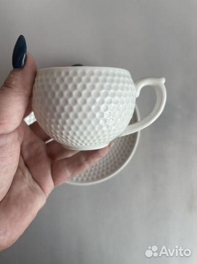 Фарфоровая кофейная пара