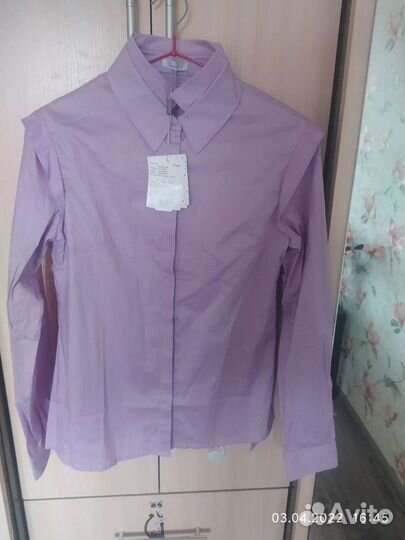 Школьная блузка на девочку новая