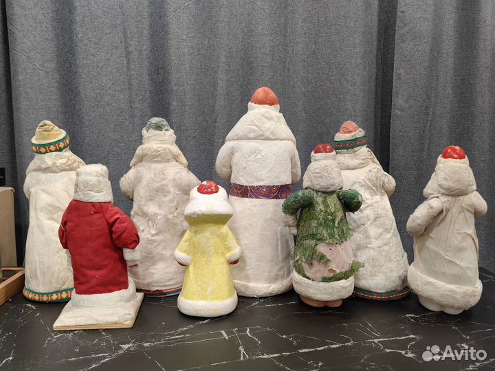 Дед мороз СССР Винтаж вата