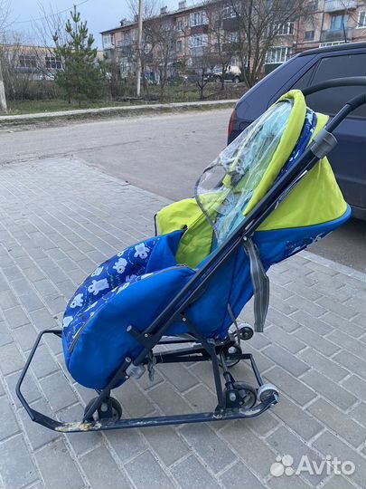 Зимние сани детские