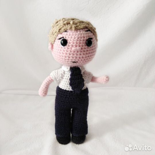 Кукла ручной работы Железнодорожник, сувенир