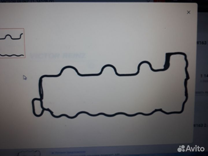 Прокладка клапанной крышки правая\ MB