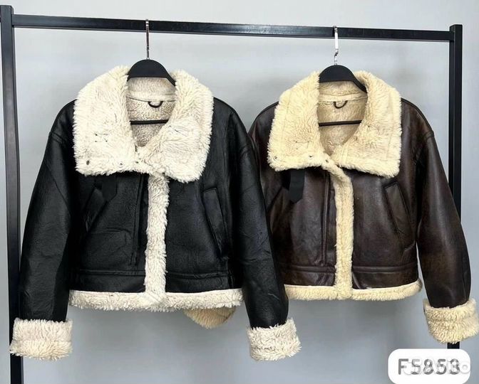 Дублёнка S M женская