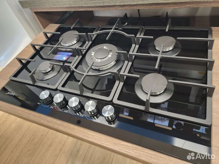 Варочная панель на 5 конфорк Midea MG7560 TGB/W