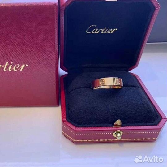 Кольцо Cartier Love из розового золота