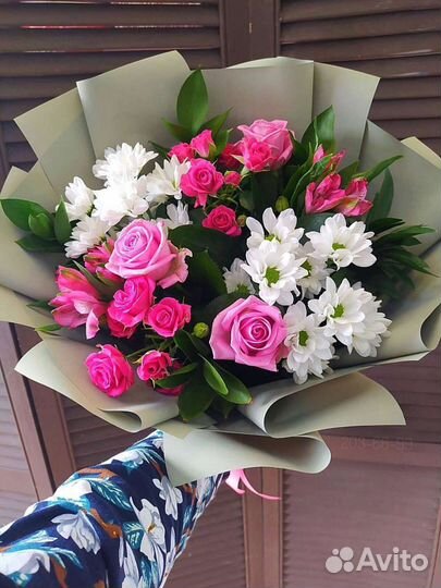 Букет сборный цветы